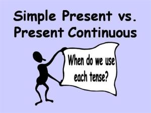 present simple vs continuous